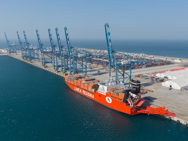 Australian cargo ships docks at Gwadar Port